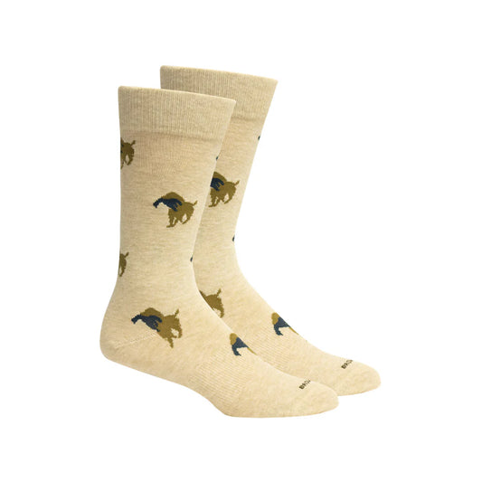 Wilson Brown Sock Company Church Lab Oatmeal Socks