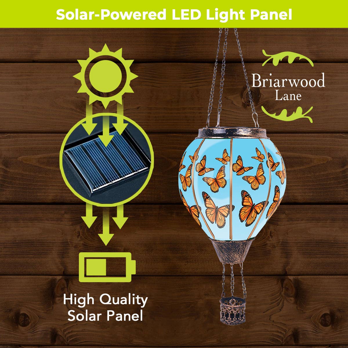 Butterflies Solar Balloon Lantern