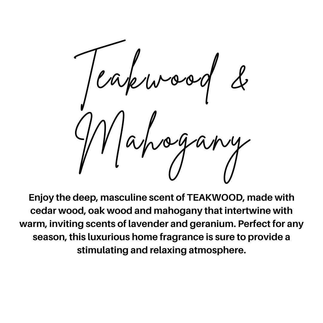 MEN CAR DIFFUSERS: Teakwood & Mahogany