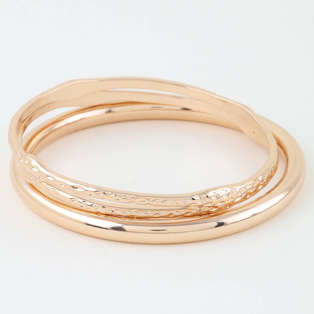 Multi Hammered Cuff Bracelet