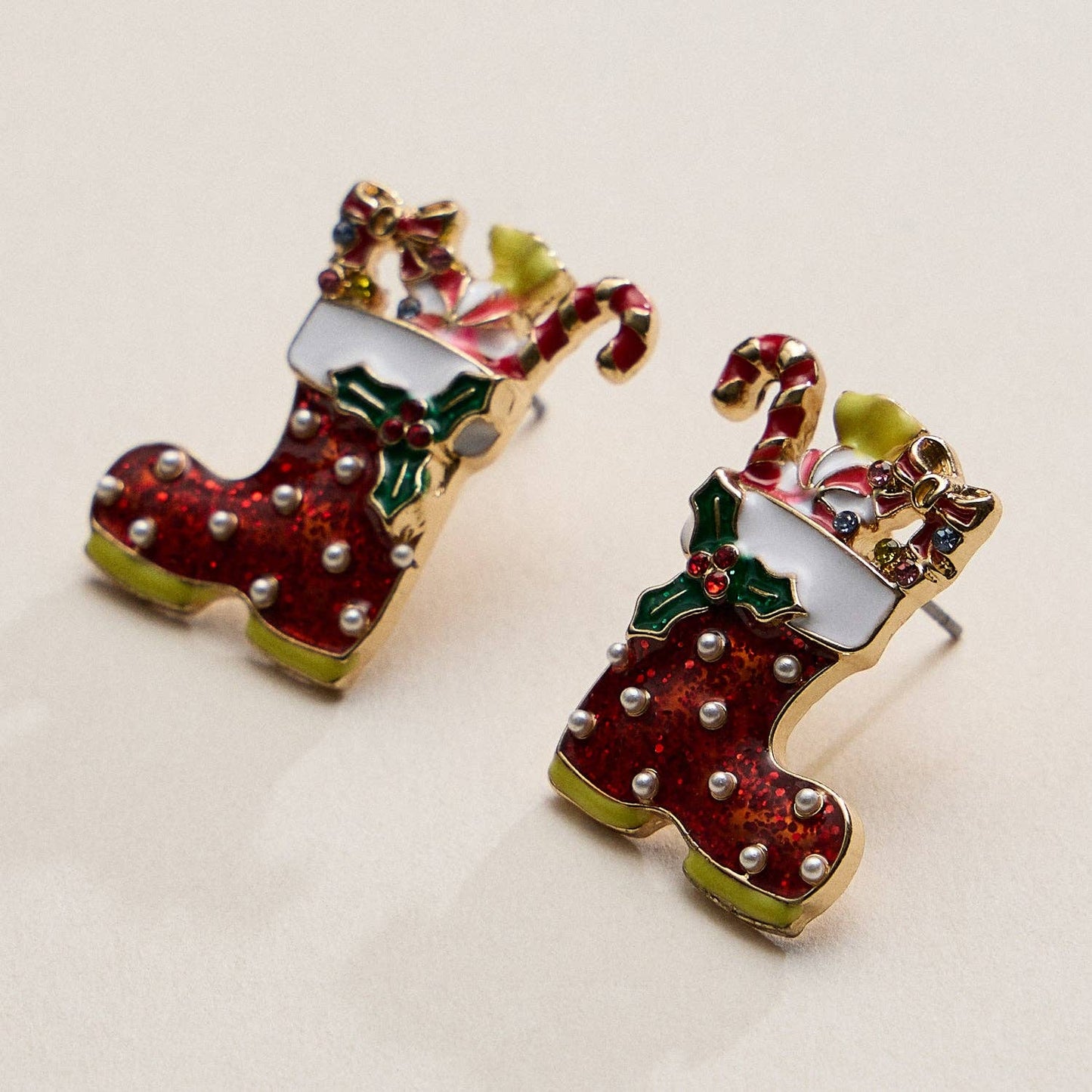 Christmas Stocking Earrings — Sparkly, Sweet & Full of Holiday Cheer