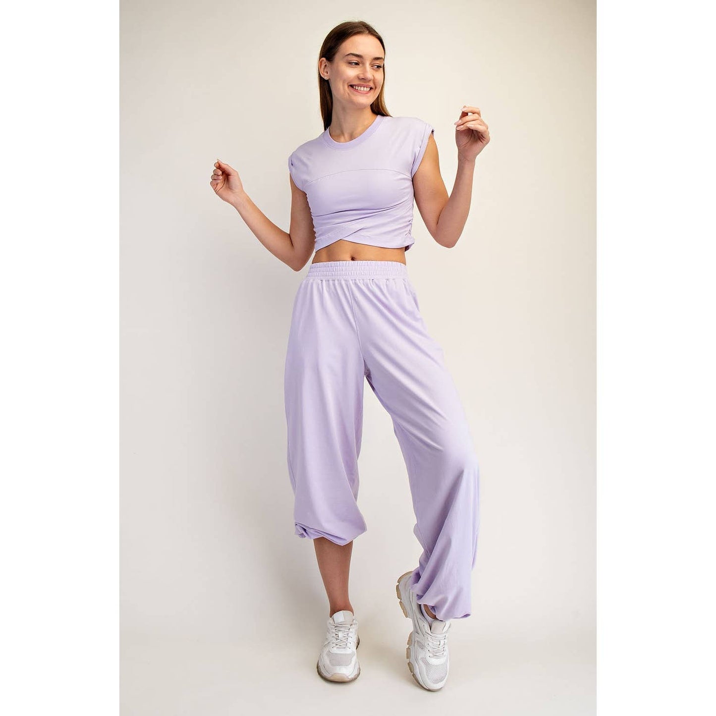Rae Mode Cotton Lycra Lounge Set