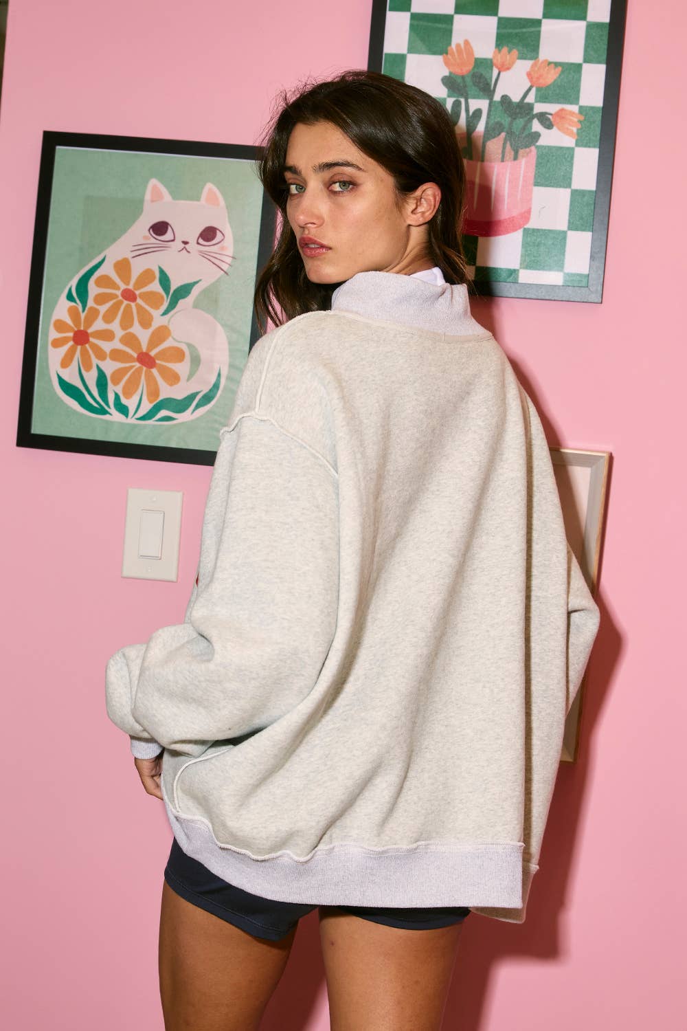 “GEORGIA & GA” Reversible Mockneck Sweatshirt – Wrights Market