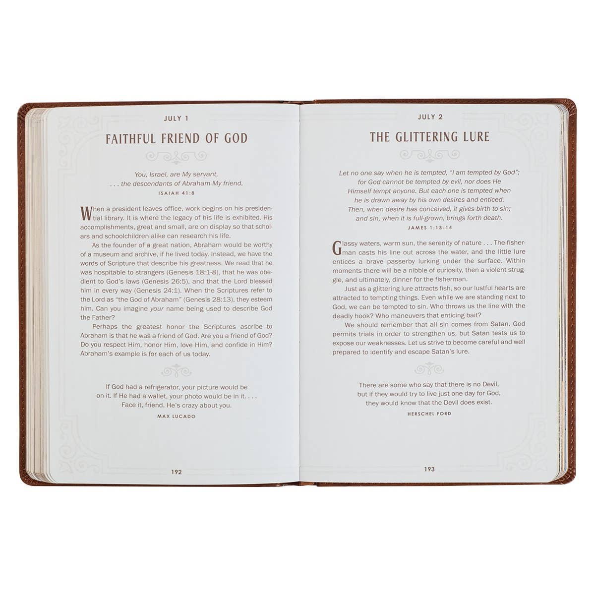 🤎📖 Walking With God Large Print Devotional