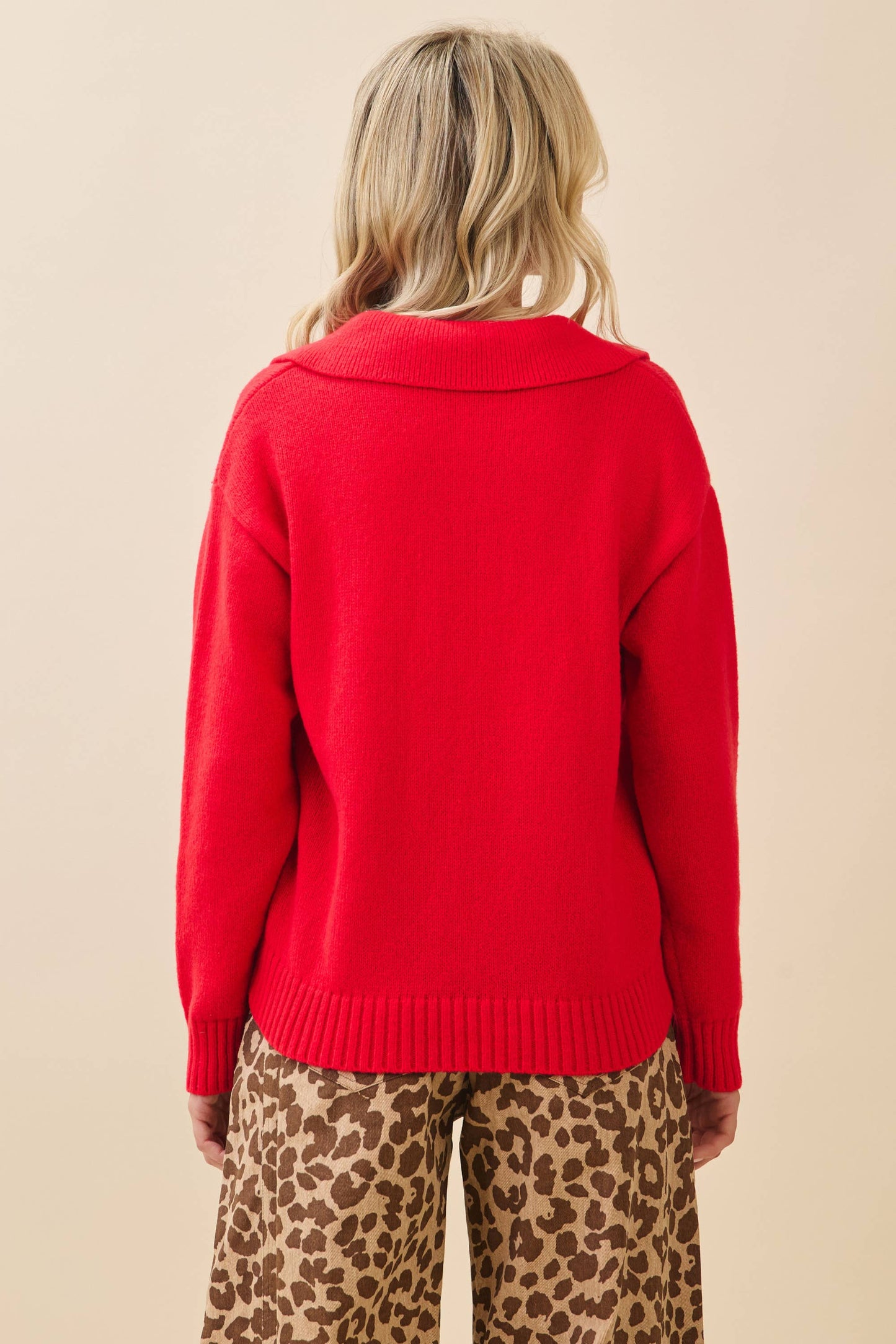 Holiday Script Knit Sweater