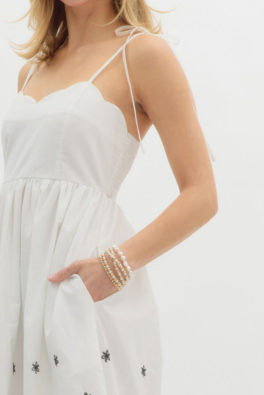 The Meadow Lace Hem Dress