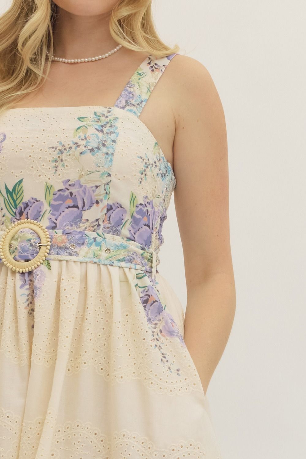 Entro Botanical Midi Dress – Garden Party Grace 🌿