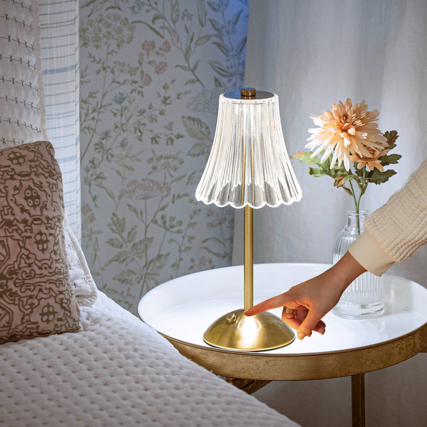 Alma Table Lamp Small Cordless Touch LED Rechargeable