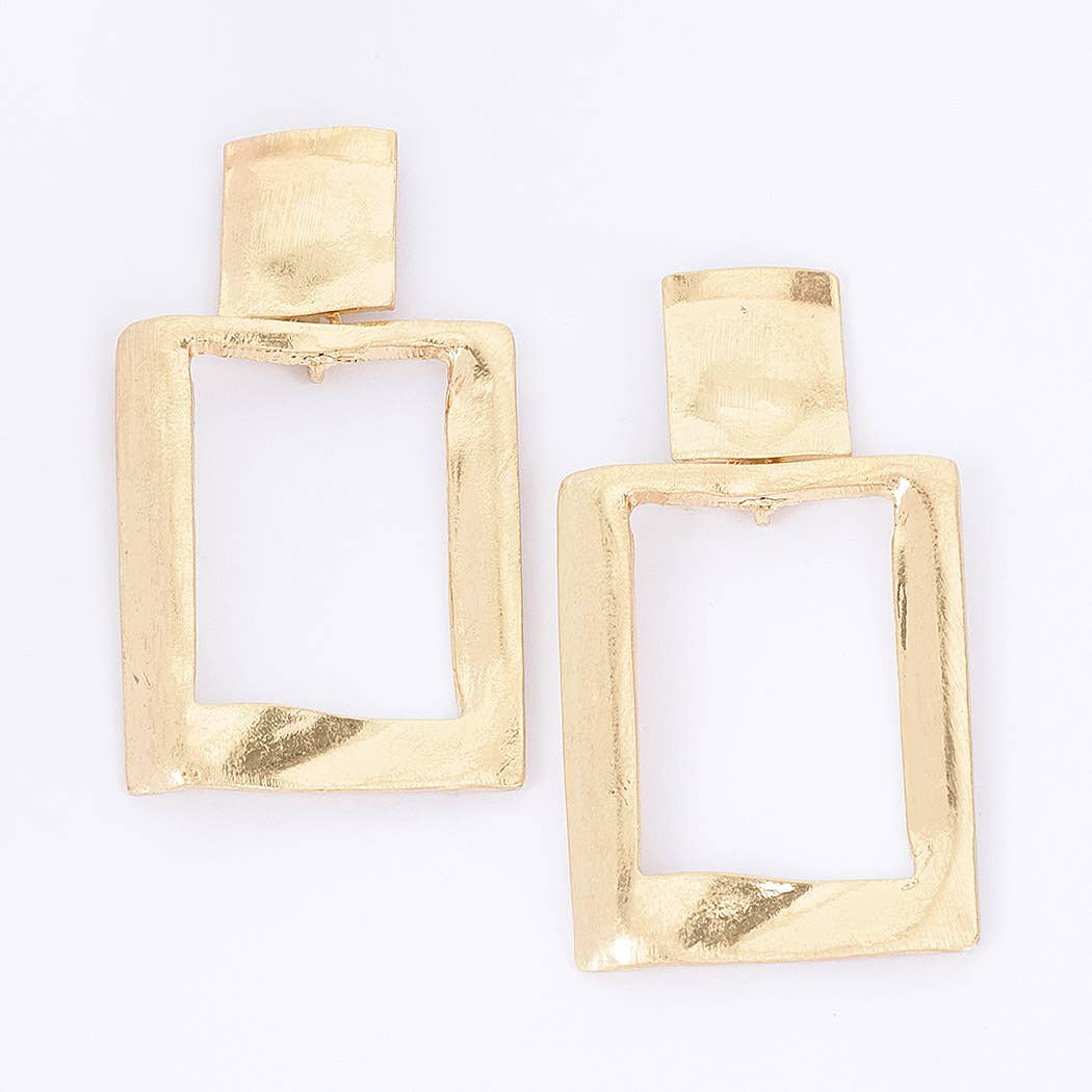 Gold Plated Metal Earring