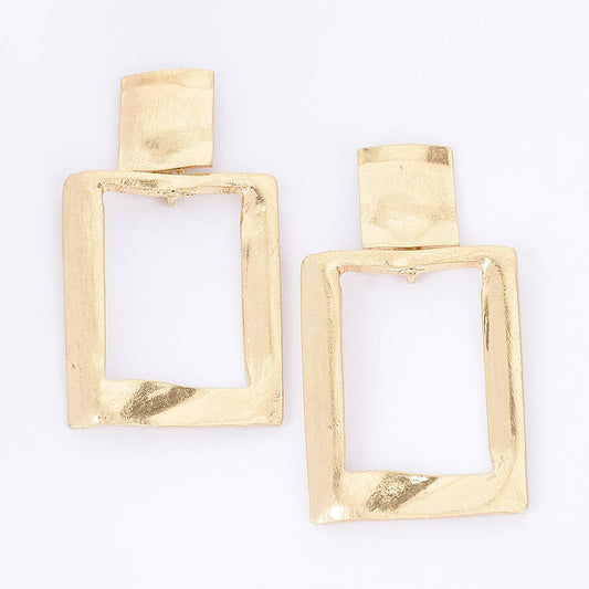 Gold Plated Metal Earring