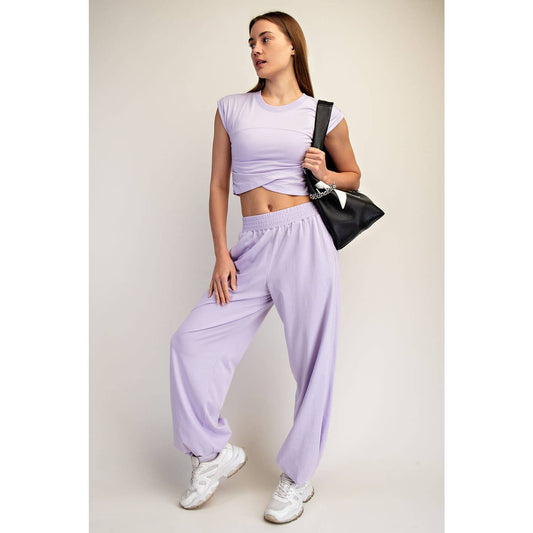 Rae Mode Cotton Lycra Lounge Set