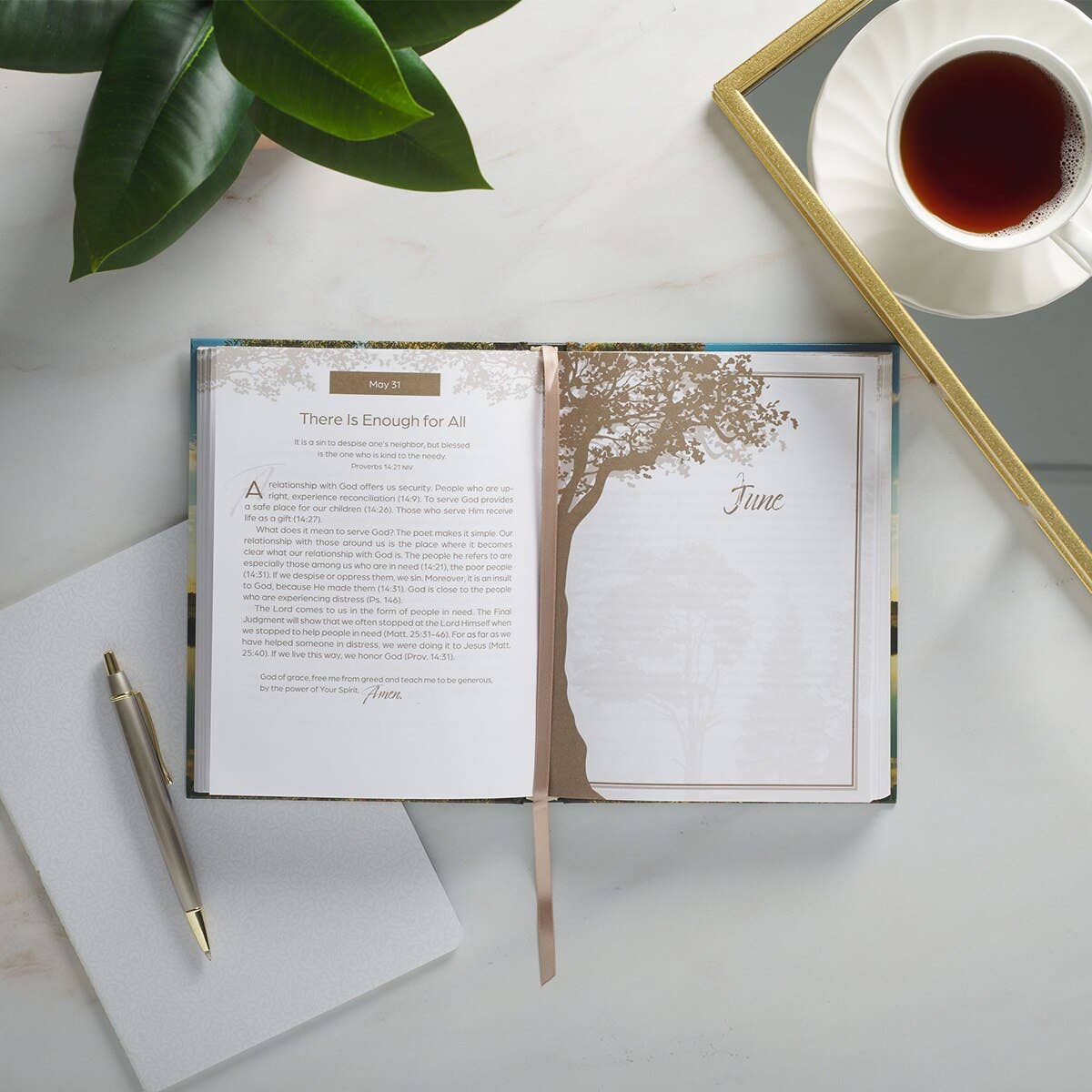 🌅📖 Rooted in Faith Hardcover Devotional