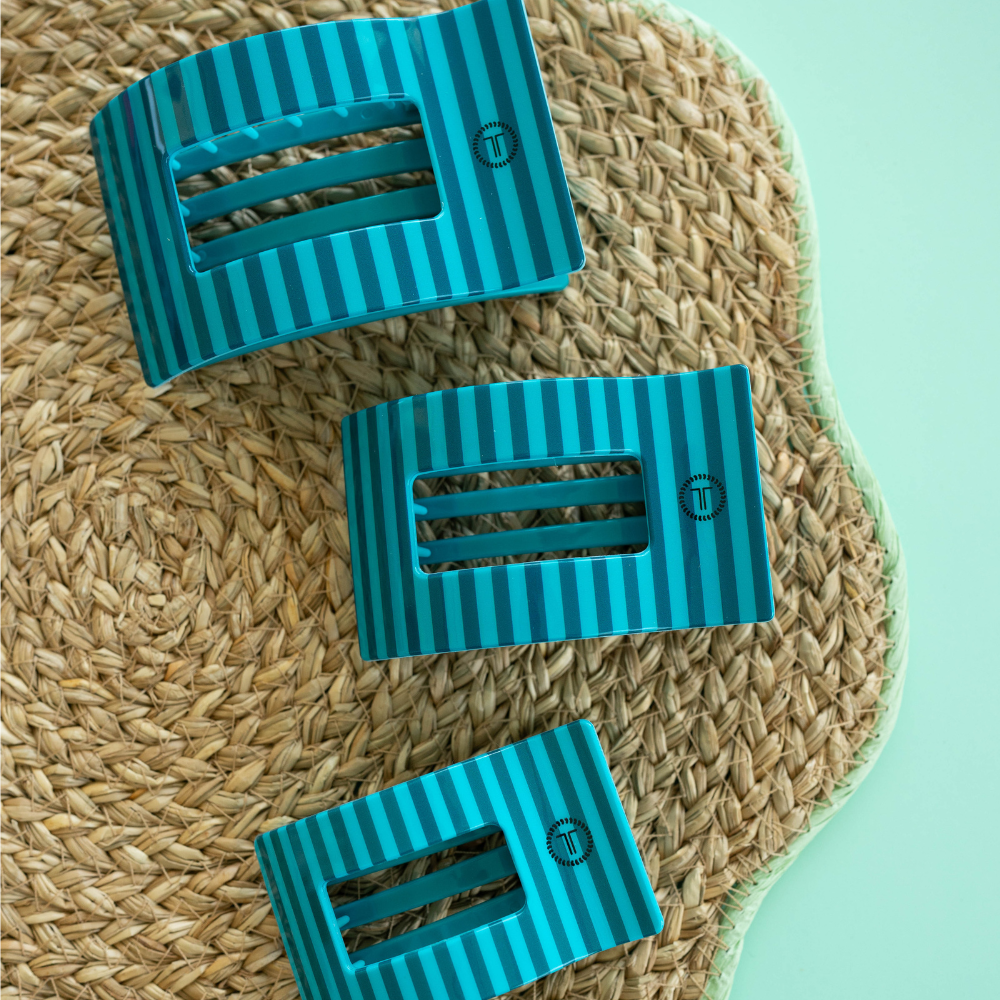 TELETIES® Splash Zone Large Flat Rectangle Hair Clip