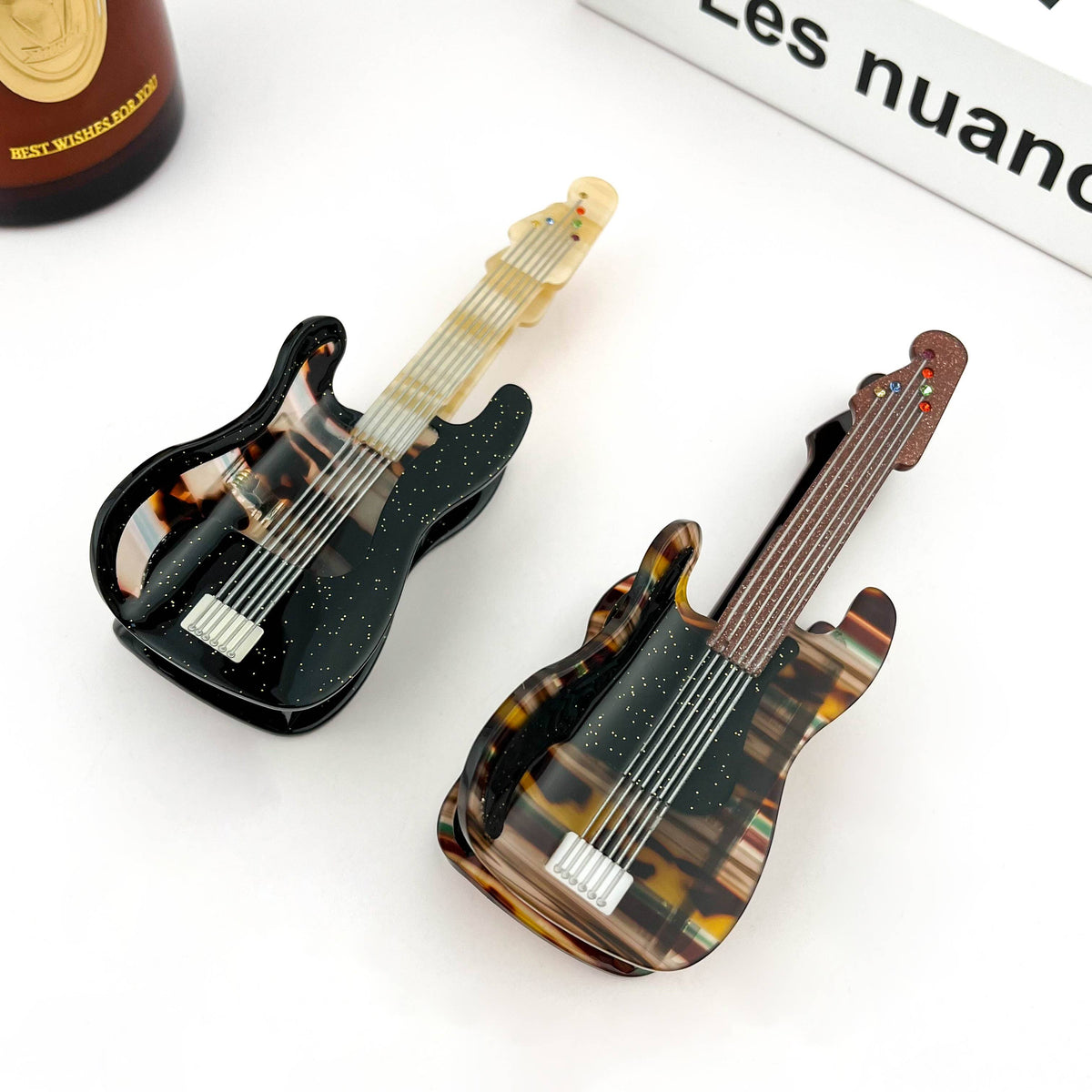 Electric Guitar Claw Clip, Musical Instrument Hair Clip