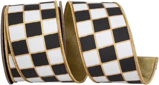 Gilded Check Outlined Dluxe Metallic Backed Wrd Edge