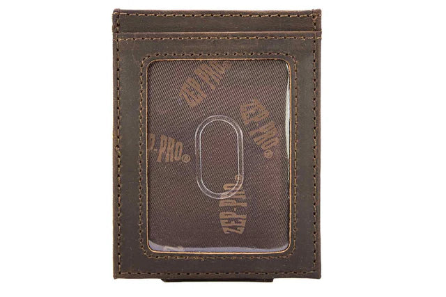 Georgia Southern Eagles Men's Collegiate Magnetic Front Pocket Leather Wallet.