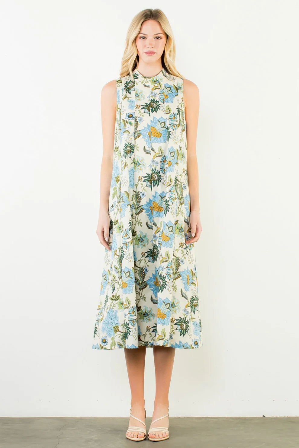 The Bluebell Meadow Midi Dress