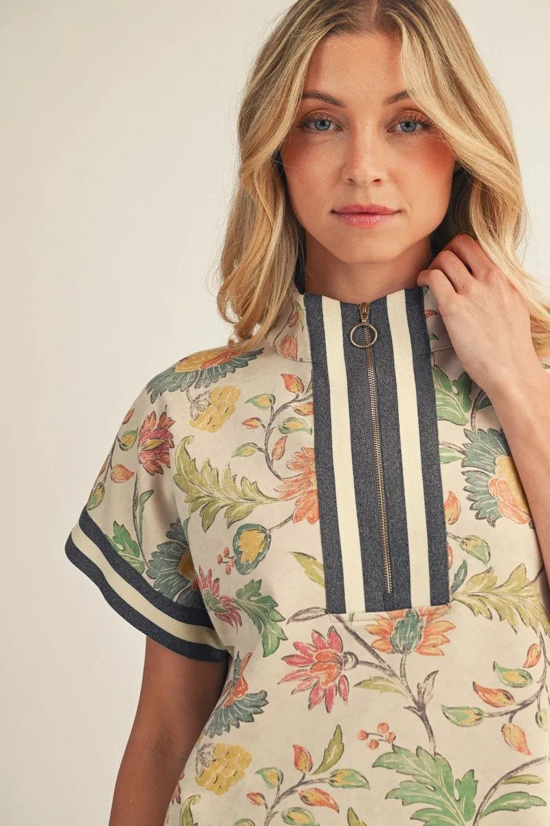 Jodifl Floral Lounge Set in Oatmeal