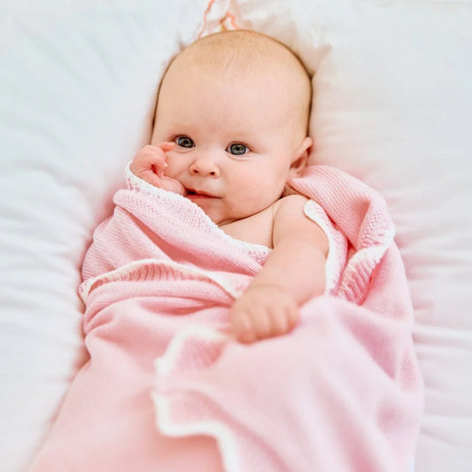 Weezie Light Pink Baby Blanket