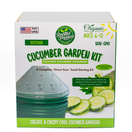 Rooted Promise Cucumber Garden Kit for Kids