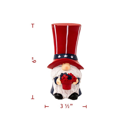 Poly “Welcome USA” Gnome – 6”