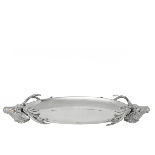 Arthur Court Deer Head Centerpiece Tray
