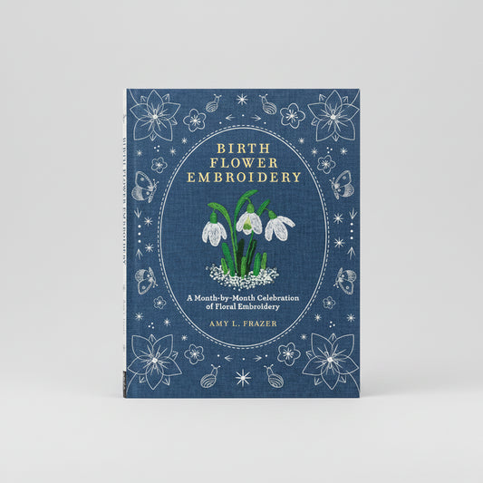 Birth Flower Embroidery Book by Amy L. Frazier