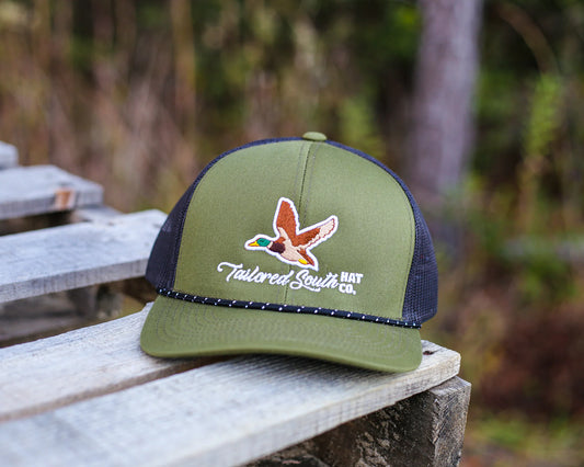 Mallard Loden/Black Rope Trucker Hat