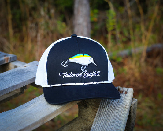 The Castaway Trucker – Navy/White